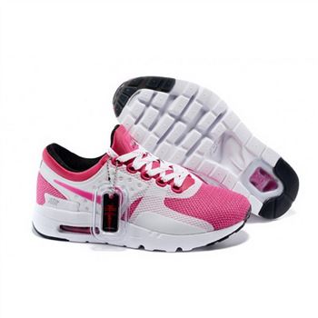 Women Nike Air Max Zero Qs White Pink Black